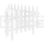 Забор декоративный Palisad 36х300 см, белый,, фото3