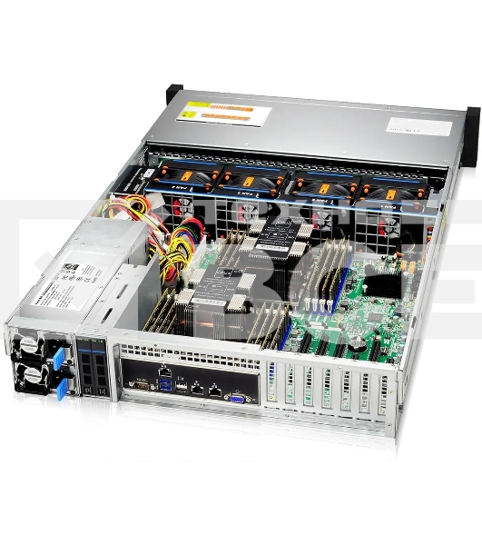 Серверный корпус Gooxi RMC2112-670-HS-D 2U 12bay chassis ,direct backplane rear 2*2.5