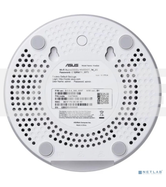 Точка доступа ASUS Lyra MAP-AC2200 1-PK Трехдиапазонная беспроводная точка доступа Mesh System Wireless-AC2200 (Dual Band)