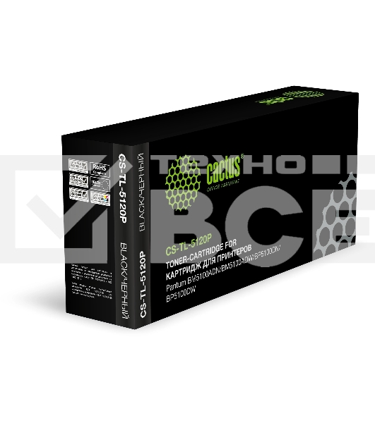 Картридж лазерный Cactus CS-TL-5120P TL-5120P черный (3000 стр.) для Pantum BM5100ADN/BM5100ADW/BP5100DN/BP5100DW