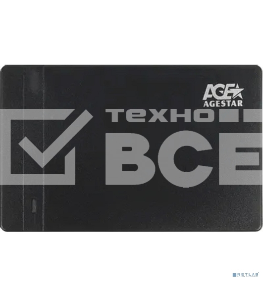 Внешний корпус для HDD AgeStar 3UB2P3 SATA III пластик черный 2.5