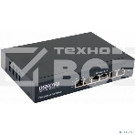Коммутатор Osnovo SW-20600(80W) PoE коммутатор 6 портов, 4 PoE порта 10/100 Base-T, 2*10/100 Base-T Uplink, до 30W на порт, суммарно до 80W, фото2