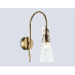Настенный светильник Ambrella light LH55705 BS/CL латунь/прозрачный E14 max 40W 220*90*300, фото8
