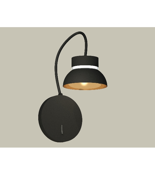 Светильник Ambrella light XB9596101 SBK/PYG/CL черный песок/золото желтое полированное/прозрачный GX53 (C9596, N8145)