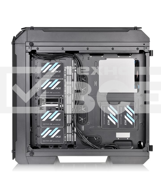 Корпус View 71 TG (840574) CA-1I7-00F1WN-00 /Black/Win/SPCC/Tempered Glass*4/Color Box/Riing 140mm Blue Fan*2