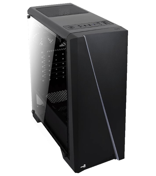 Компьютерный корпус Aerocool/Formula PGS-V Cylon , ATX, без БП, RGB подсветка, окно, картридер, 1x USB 3.0 + 2x USB 2.0, 1х12см вентилятор в комплекте