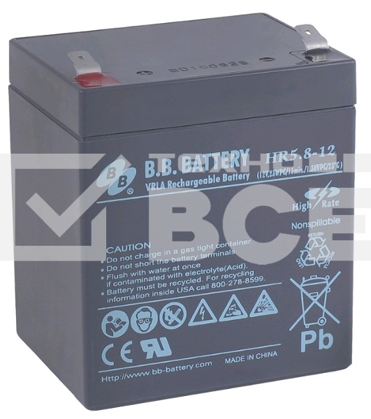 Батарея B.B.Battery HR 5.8-12 (12V 5.8Ah)