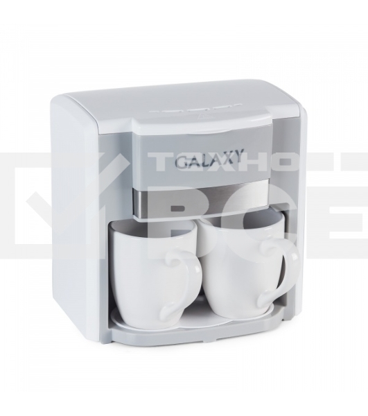 Кофеварка капельная Galaxy Line GL 0708 белый, исп. кофе - молотый, 0,3 л, 750 Вт.