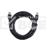 Кабель Gembird/Cablexpert CCF2-USB2-AMBM-10 USB 2.0 Pro AM/BM, 3м, экран, 2феррит.кольца, черный, пакет, фото 1