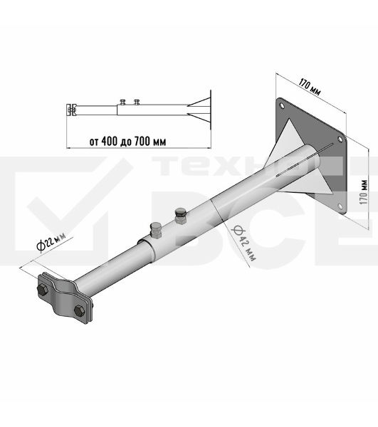 Кронштейн для мачт 