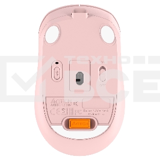 Мышь беспроводная A4Tech Fstyler FB10C розовый, 2000 dpi, радиоканал, Bluetooth, USB, кнопки - 4