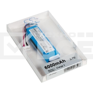 Аккумуляторная батарея CameronSino CS-JML330SL для JBL Charge 3  3.7V  6000mAh  22.20Wh
