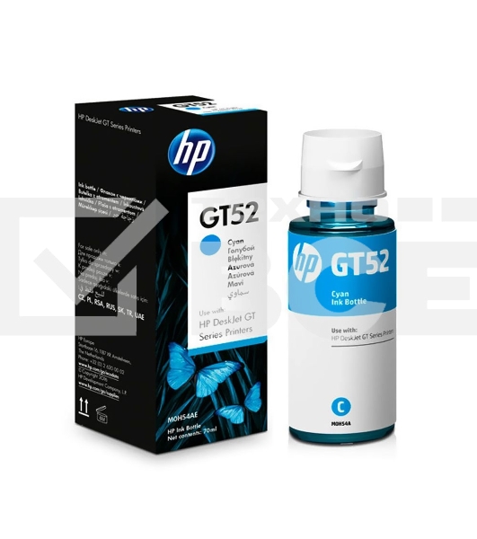Картридж струйный HP GT52 M0H54AE голубой, 8000 стр. (70 мл), для HP DJ GT 5810/5820