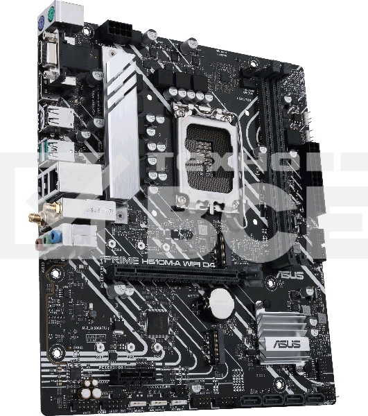 Материнская плата ASUS PRIME H610M-A WIFI D4, LGA 1700, Intel H610, 2xDDR4, 4xSATA, 2xM.2, 1xPCI-E 4.0 x16, 1xHDMI, 1xDisplayPort, 1x 1Gb LAN, 2xUSB-A 3.2 Gen 2, 4xUSB-A 2.0, 3x3.5 мм, 7.1, Micro-ATX