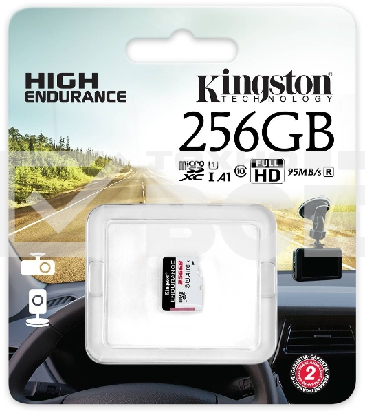 Флеш карта microSDXC 256Gb Kingston SDCE/256Gb High Endurance w/o adapter