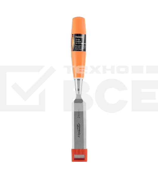 Стамеска Sparta 24 мм, плоская, пластиковая рукоятка