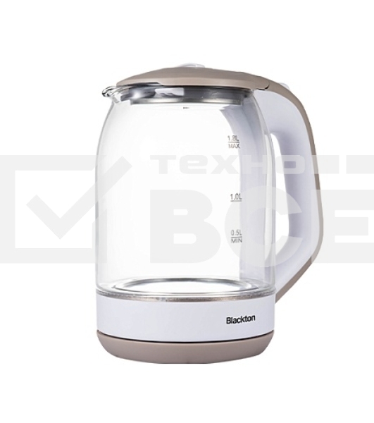 Чайник Blackton Bt KT1823G Белый-Бежевый Мощность1500Вт, Максимальный объем 1.8л