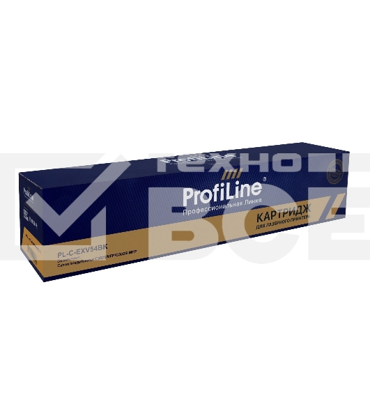 Картридж Тонер-туба PL-C-EXV54BK для принтеров Canon ImageRunner C3025 MFP/C3025i MFP черный 15500 копий ProfiLine