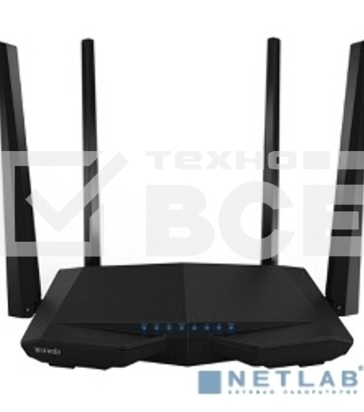 Маршрутизатор Tenda AC6 AC1200 Двухдиапазонный, Wi-Fi маршрутизатор, 4*5 дБи внешние антенны