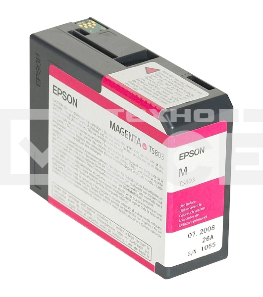 Картридж струйный EPSON T5803 (C13T580300) пурпурный (80 мл) для Stylus Pro 3800