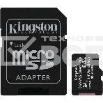 Флеш карта microSDHC 64GB microSDXC Class10 Kingston <SDCS2/64GB> Class10 UHS-I Canvas Select up to 100MB/s с адапт., фото4
