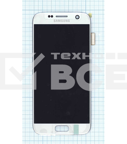 Дисплей для Samsung Galaxy S7 SM-G930F серебристый