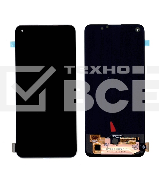 Дисплей для Realme 8, Realme 8 Pro (OLED) черный