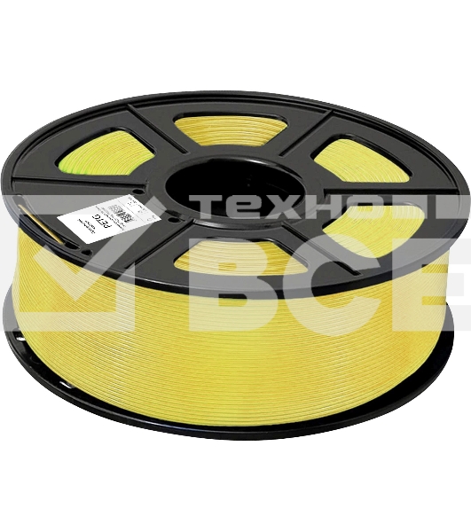 Пластик для принтера 3D Cactus CS-3D-PETG-1KG-T-YELLOW PETG d1.75мм 1кг 1цв.