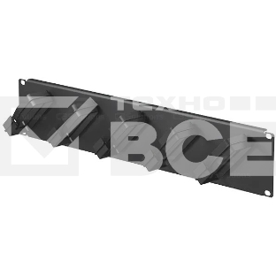Кабельный органайзер горизонтальный C3 Solutions C3.OH1001 односторонний кольца 1U шир.:482.6