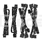 Блок питания серверный 1000W ExeGate ServerPRO-1000PAS (ATX, APFC, КПД 82% (80 PLUS), 12cm fan, 24pin, 2x(4+4)pin, 6xPCI-E, 8xSATA, 4xIDE, Cable Management, black), фото 1