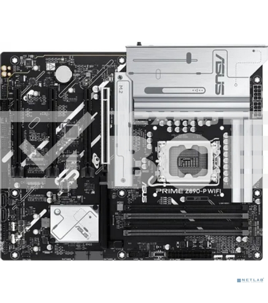 Материнская плата ASUS PRIME Z890-P WIFI, LGA 1851, Intel Z890, 4xDDR5, 4xSATA, 4xM.2, 1xPCIe 5.0 x16, 2xPCIe 4.0 x4, 1xPCIe 4.0 x1, 1xHDMI, 1xDP, 1xUSB-C (видеовыход), 2xUSB-A 3.2 Gen 1, 1xUSB-A 3.2 Gen 2, 4xUSB-A 2.0, 1xUSB-C Thunderbolt 4, 1x 2.5Gb LAN
