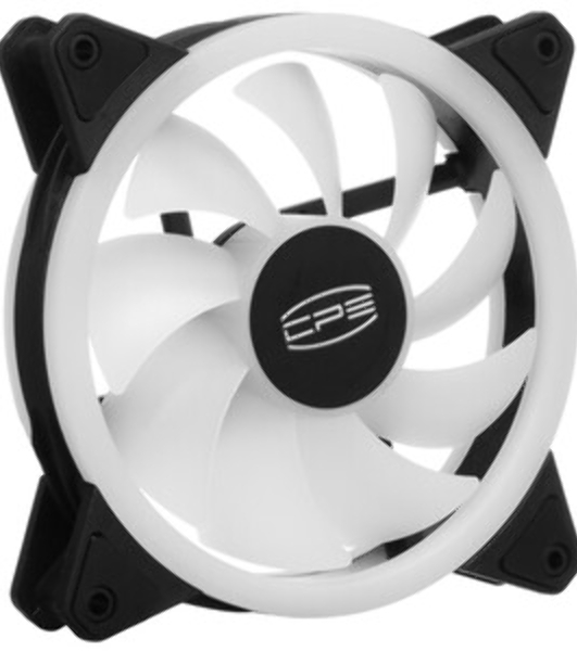 Вентилятор для корпуса PCCooler F3 T120 ARGb белый, 120 мм, 1800 об/мин, 21.6 дБ, 4 pin