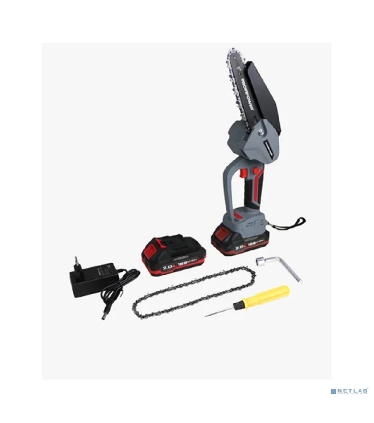 Цепная пила ProfiPower MKGST-18V (Li-ion-1 шт, 4.0А·ч, 15 см, 6',0-4500 об/мин, шина, цепь, З/У)