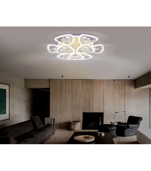 Светильник Ambrella light FA2921 WH белый 138W 600*600*130 (ПДУ РАДИО 2.4)