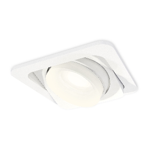 Комплект встраиваемого поворотного светильника Ambrella light XC7658084 SWH/FR белый песок/белый матовый MR16 GU5.3 (C7658, N7165)