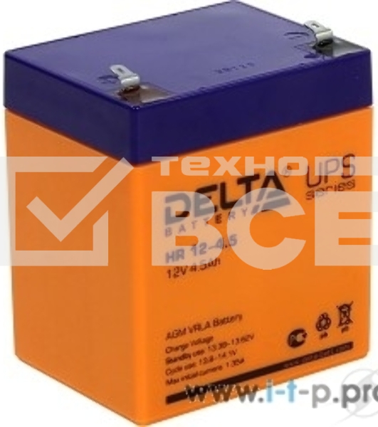 Батарея Delta HR 12-4.5 (12V, 4.5Ah)