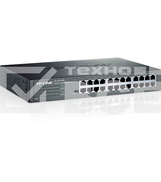 Коммутатор TP-Link SMB TL-SG1024DE 24-Port Gigabit Easy Smart Switch, 24 10/100/100Mbps RJ45 ports, MTU/Port/Tag-based VLAN, QoS, IGMP Snooping