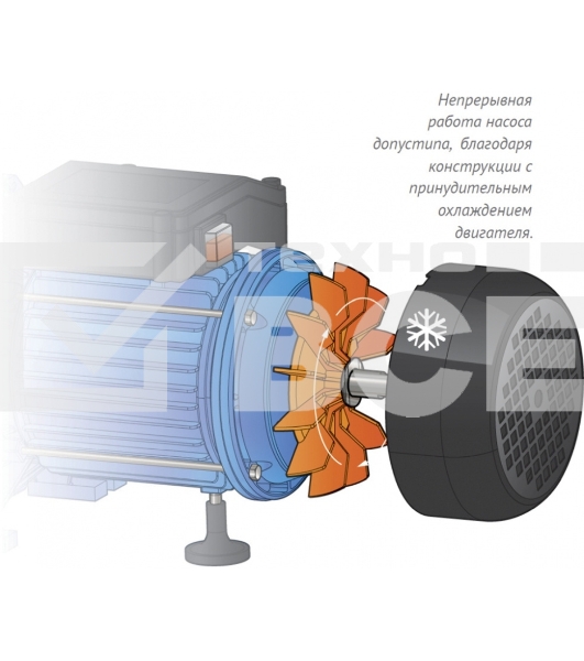 Насосная станция ДЖАМБО 70/50П-501100Вт глубина 9м высота 50м 4200л/ч 50л