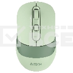 Мышь беспроводная A4Tech Fstyler FB10C зеленый, 2000 dpi, радиоканал, Bluetooth, USB, кнопки - 4, фото2