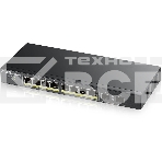 Коммутатор Smart L2 PoE+ Zyxel GS1900-10HP, 8xGE PoE+, 2xSFP, настольный, бесшумный, бюджет PoE 77 Вт, фото3