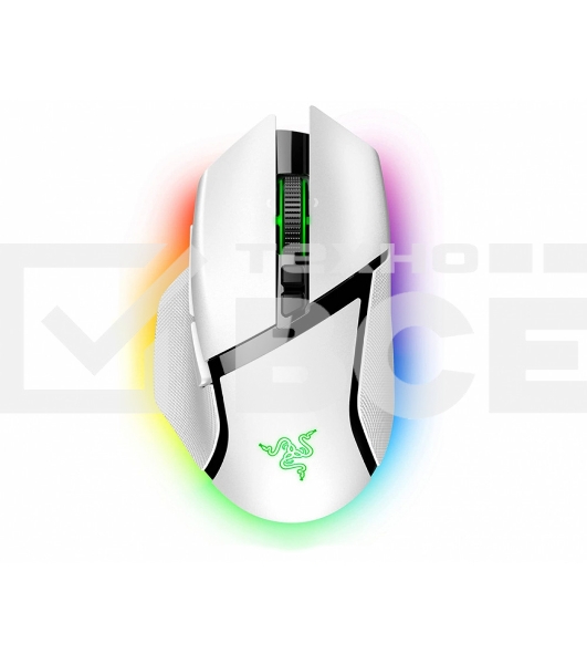 Мышь беспроводная/проводная Razer Basilisk V3 Pro белый, 30000 dpi, радиоканал, Bluetooth, USB, кнопки - 11