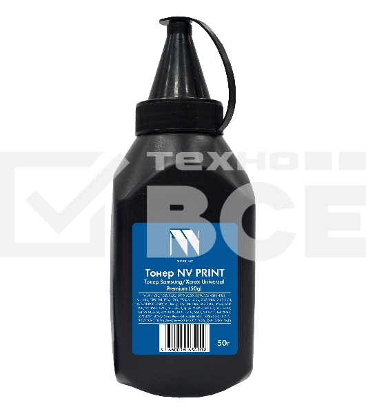 Тонер NVP Samsung/Xerox Universal (50г) пакет для ML-1610, 1615, 1620, 1625, 2010, 2015, 2020, 2510, 2570, 2571, SCX-4321, 4521, ML-1410, 1500, 1510, ML-1710, 1740, 1745, 1750, 1755, 1780, ML-2160, 2162, 2165, 2167, 2168, SCX-3400, 3405, 3407, SF-760P, ML