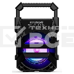 Колонка портативная Hyundai H-PS1000 черный 9 Вт 1.0 BT/USB 10м 500mAh, фото2