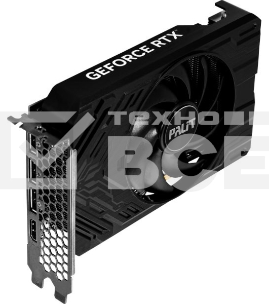 Видеокарта Palit RTX4060TI STORMX NVIDIA GeForce RTX 4060TI 8192Mb PCI-E 4.0 128 GDDR6 2535/9000 HDMIx1 DPx3 HDCP Ret