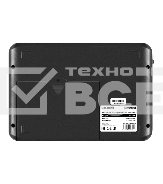 Источник бесперебойного питания ExeGate NEO Smart BU-1000.LCD.AVR.5SH <1000VA/500W, цветной LCD-дисплей, AVR, 5*Schuko, Black>