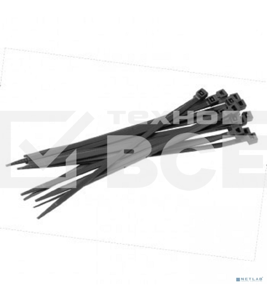 Хомут кабельный 2.5х100 нейл. черн. (уп.100шт) EKF plc-cb-2.5x100