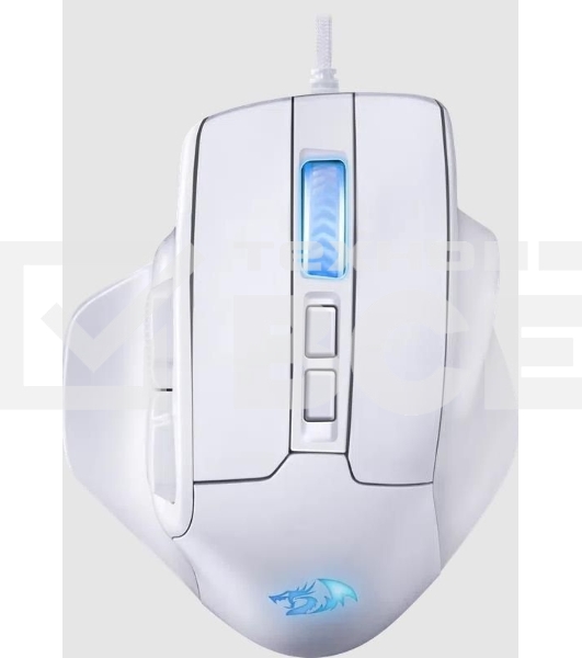 Мышь проводная REDRAGON Bullseye белый, 12400 dpi, USB, кнопки - 8