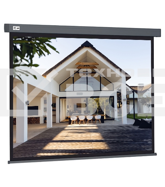 Экран Cactus 206x274см Wallscreen CS-PSW-206X274-SG 4:3 настенно-потолочный рулонный серый