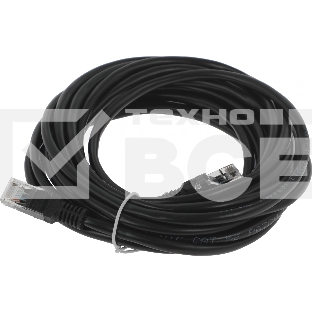 Патч-корд Premier PP12-5M/BK 1000Гбит/с UTP 4 пары cat5E CCA molded 5м черный RJ-45 (m)-RJ-45 (m)