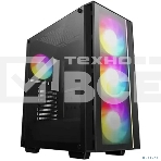 Компьютерный корпус Deepcool MATREXX 55 V4 без БП, боковое окно (закаленное стекло), 3xARGb LED 140мм вентилятора спереди, 1xARGb LED 120мм вентилятор сзади, черный, ATX, фото3
